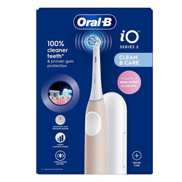 Oral B IO Series 2 Electric Toothbrush - Gold + Travel Case