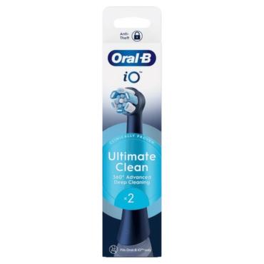 Oral B iO Replacement Heads 2 Pack - Black
