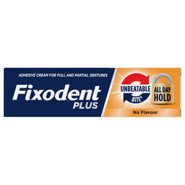 Fixodent Plus Unbeatable Bite - No Flavour 40g