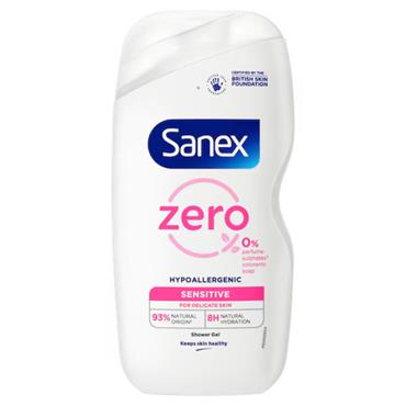 Sanex Zero% Sensitive Shower Gel - 450Ml