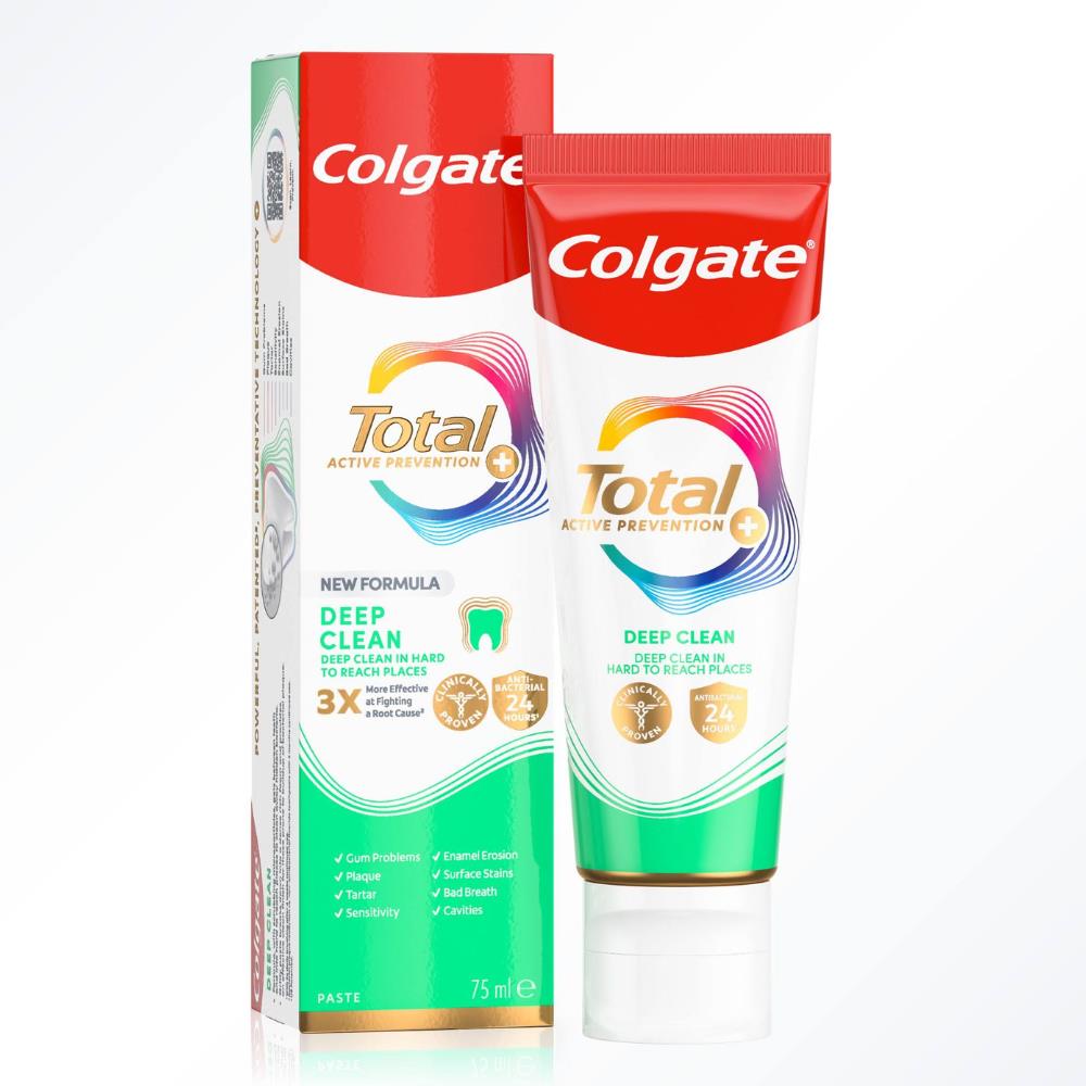 Colgate Total Active Protection Toothpaste 75ml - Deep Clean ...
