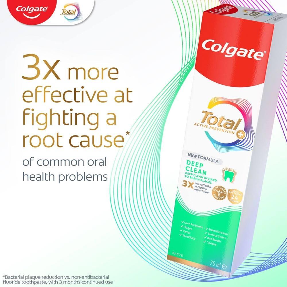 Colgate Total Active Protection Toothpaste 75ml - Deep Clean ...