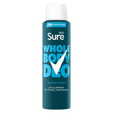 Sure Whole Body Deodorant - Ocean Rush 150ml