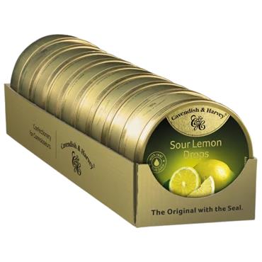 Cavendish & Harvey Sour Lemon Drops 9x200g