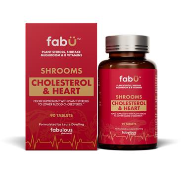 Fabu By Laura Dowling SHROOMS Cholesterol & Heart - 90 Tablets