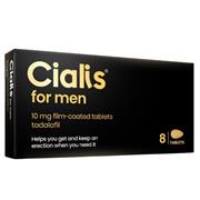 Cialis (Tadalafil) For Men 10mg Tadalafil - 8 Tablets