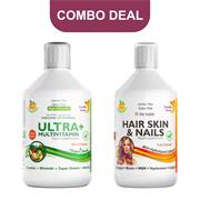Combo Deal - Swedish Nutra Ultra Multivitamin + Hair, Skin And Nails 