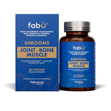 Fabu By Laura Dowling Shrooms Joint-Bone-Muscle - 60 Capsules