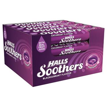 Halls Soothers Blackcurrant 20x45g