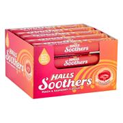 Halls Soothers Peach & Raspberry 20x45g