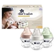 Tommee Tippee Closer To Nature 0m+ Bottles - 150ml (3 Pack)