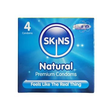 Skins Condoms Natural - 4 Pack