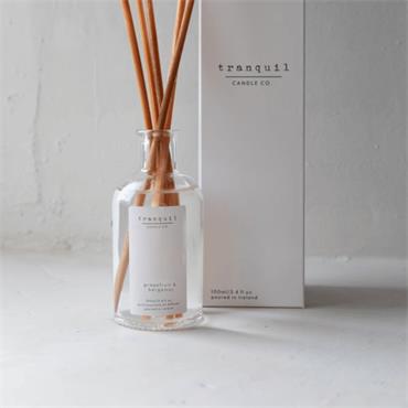 Tranquil Candle Co. Pure Essential Oil Reed Diffuser - Grapefruit & Bergamot 100ml