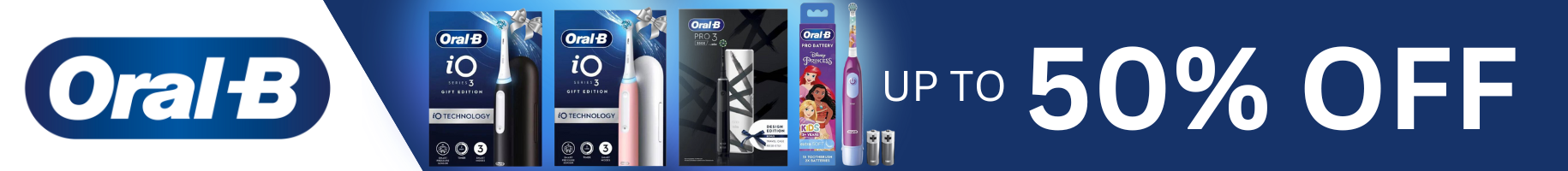 Oral B - 50% Off