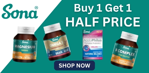 Sona Buy 1 Get 1 Half Price
