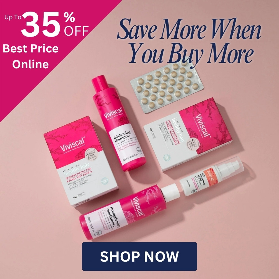 Save more when you buy more on Viviscal Hairgrowth - up to 35% OFF