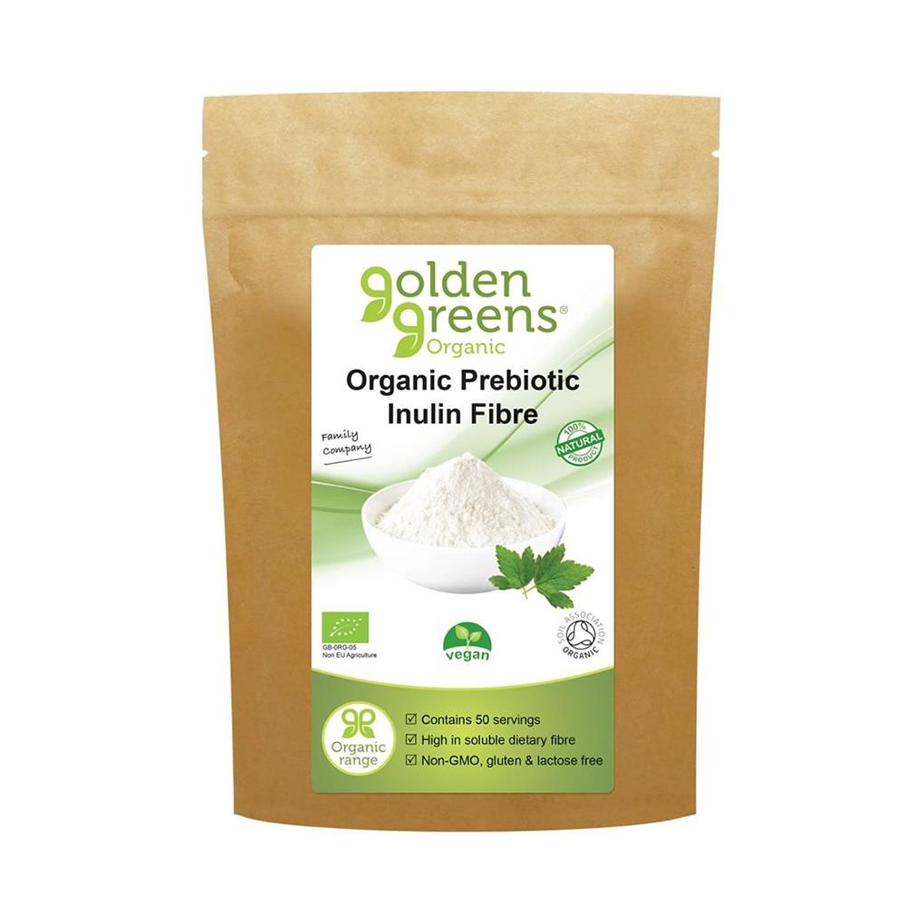 GOLDEN GREENS BIOFIBRE ORGANIC PREBIOTIC INULIN POWDER 250G Molloys