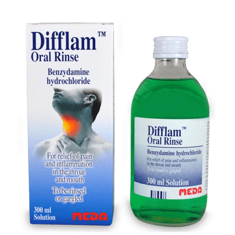 DIFFLAM ORAL RINSE 300ML Molloys Pharmacy Ireland
