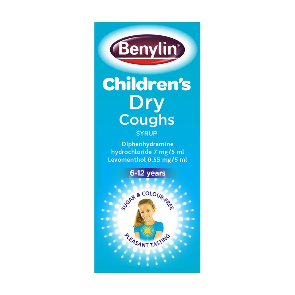 BENYLIN CHILD DRY COUGH 125ML Molloys Pharmacy Ireland