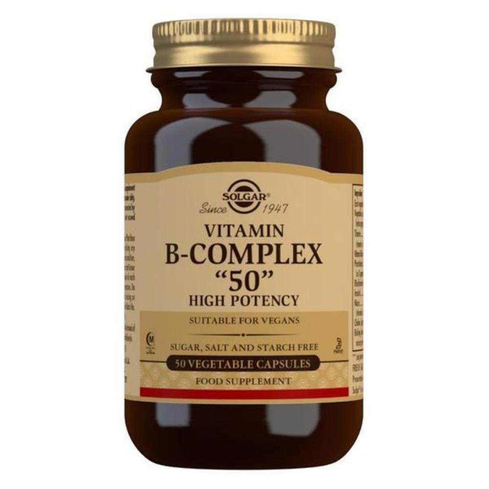SOLGAR VITAMIN B COMPLEX 50 CAPSULES Molloys Pharmacy Ireland