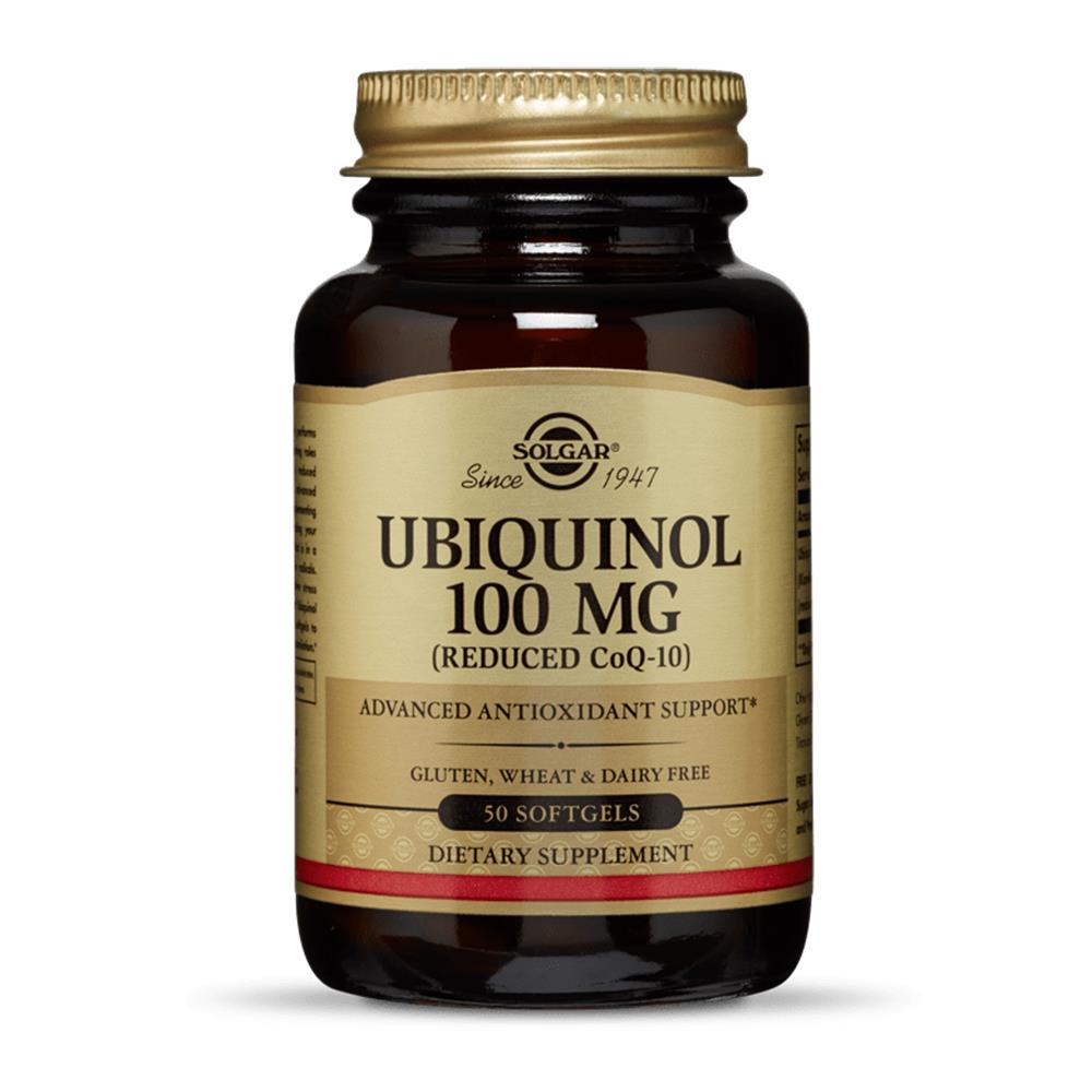 SOLGAR UBIQUINOL 100MG 50 SOFTGELS Molloys Pharmacy Ireland
