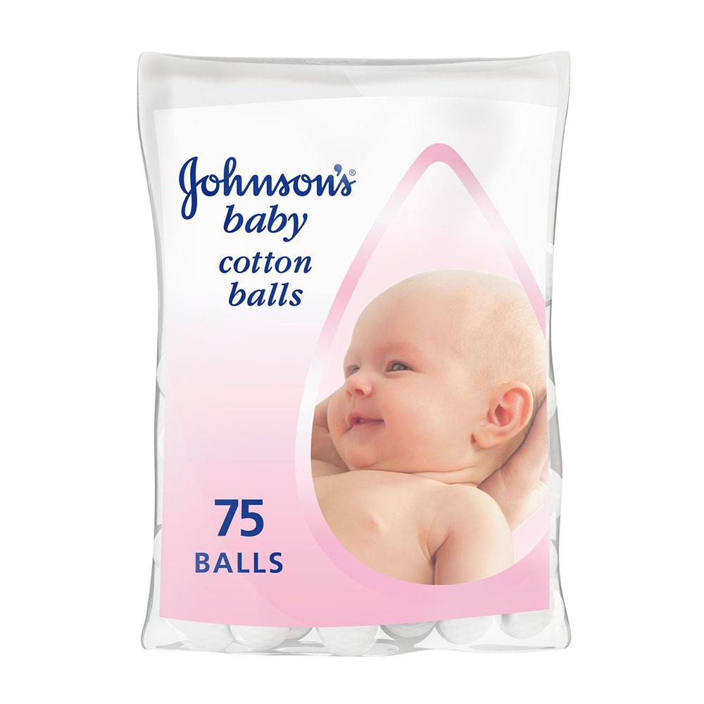 Johnson & Johnson Johnsons Baby Cotton Balls 75S For Sale
