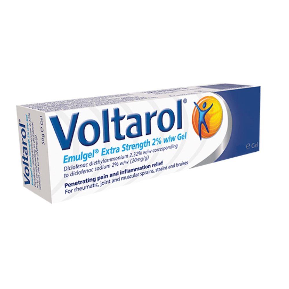 VOLTAROL EMULGEL EXTRA STRENGTH 2 W/W GEL 50G Molloys Pharmacy Ireland