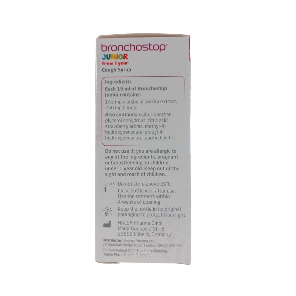 BRONCHOSTOP JUNIOR 120ML Molloys Pharmacy Ireland