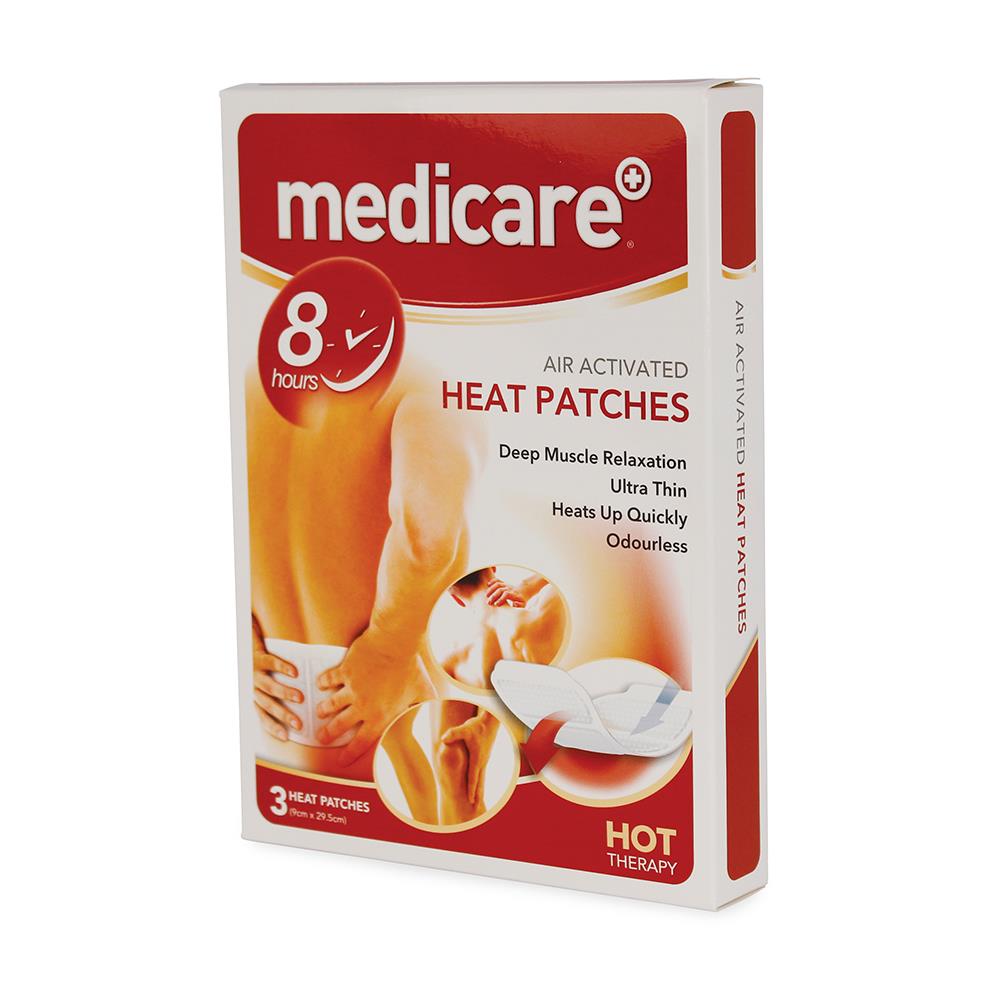 MEDICARE HEAT PATCH 3S Molloys Pharmacy Ireland