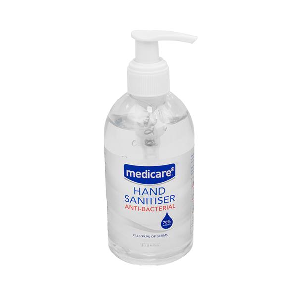 MEDICARE ANTIBACTERIAL HAND SANITIZER 225ML Molloys Pharmacy Ireland