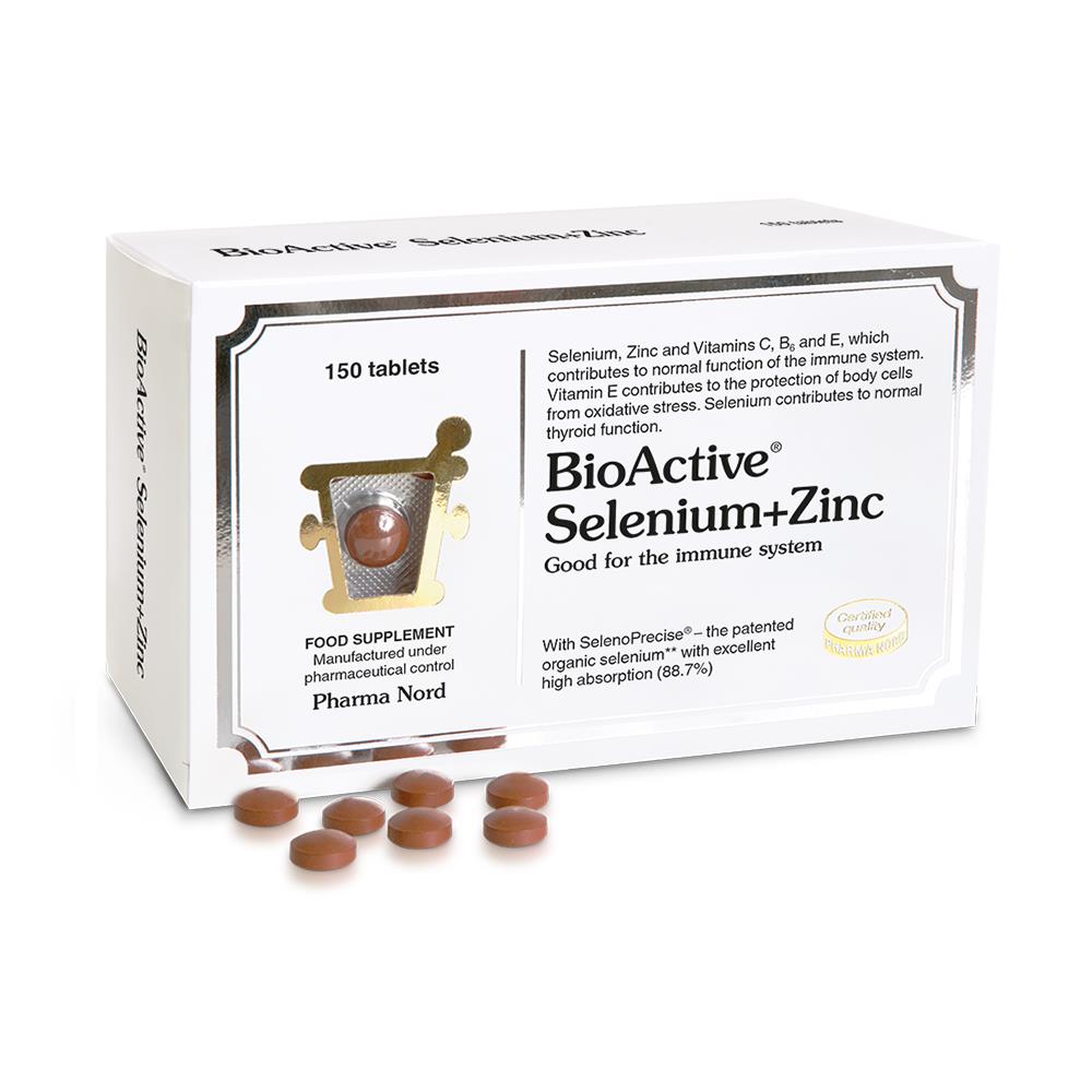 PHARMA NORD BIO ACTIVE SELENIUM+ ZINC 150 TABLETS | Molloys Pharmacy ...
