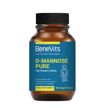 BENEVITSD-MANNOSE 500MG 60 CAPSULES