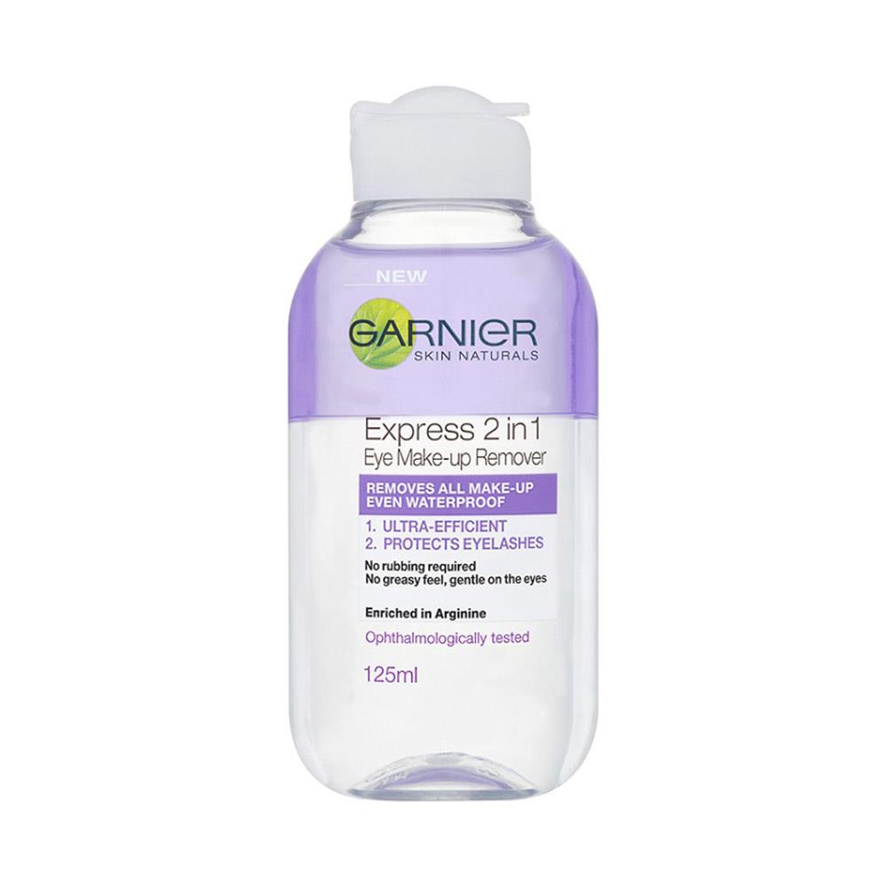 GARNIER 2 IN 1 EYE MAKE UP REMOVER 125ML Molloys Pharmacy Ireland
