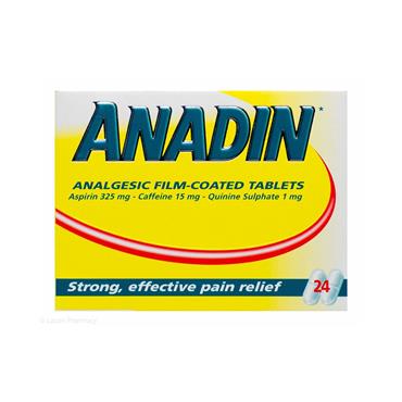 ANADIN 24 ANALGESIC FILM COATED TABLETS 