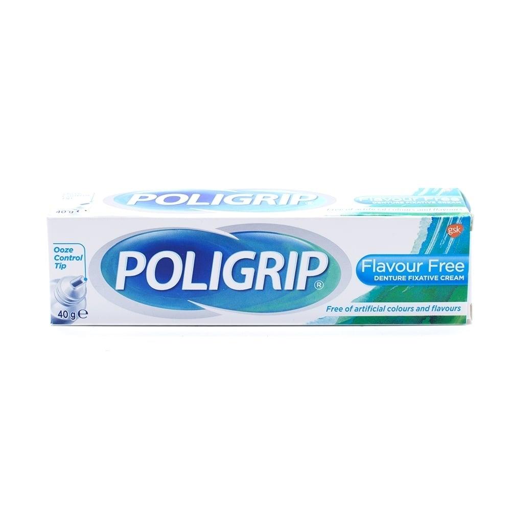 POLIGRIP DENTURE FIXATIVE CREAM 40G Molloys Pharmacy Ireland