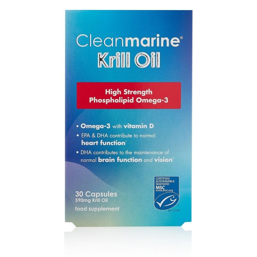CLEANMARINE KRILL OIL 60 CAPSULES Molloys Pharmacy Ireland