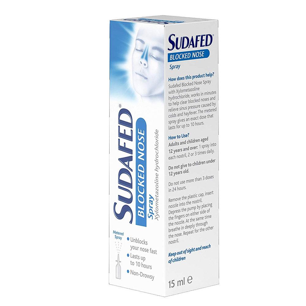 SUDAFED DECONGESTION NASAL SPRAY Molloys Pharmacy Ireland