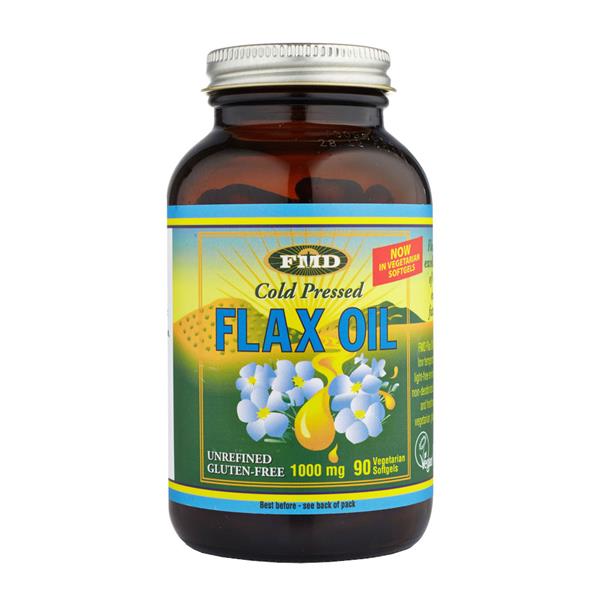 FMD COLD PRESSED FLAX OIL 90 CAPSULES Molloys Pharmacy Ireland