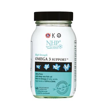 NHP OMEGA 3 SUPPORT 60 CAPSULES
