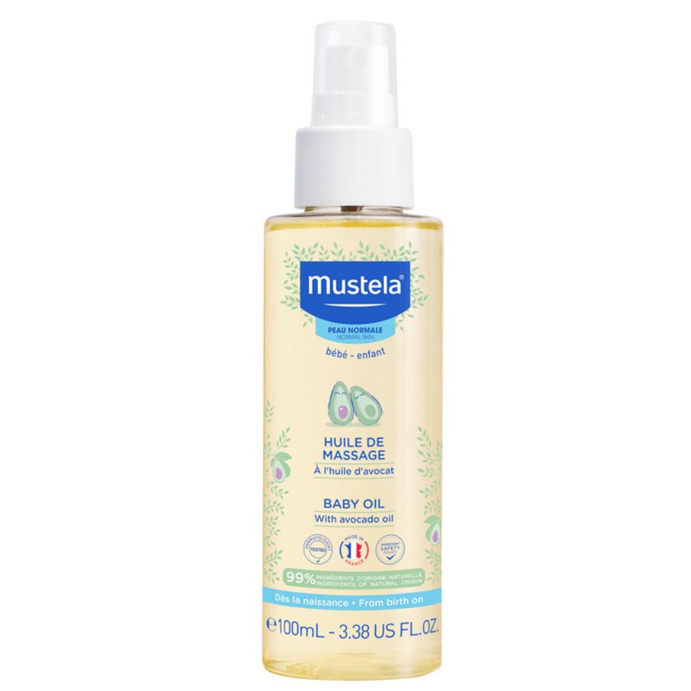 MUSTELA BABY MASSAGE OIL WITH AVOCADO OIL SPRAY 100ML Molloys Pharmacy Ireland