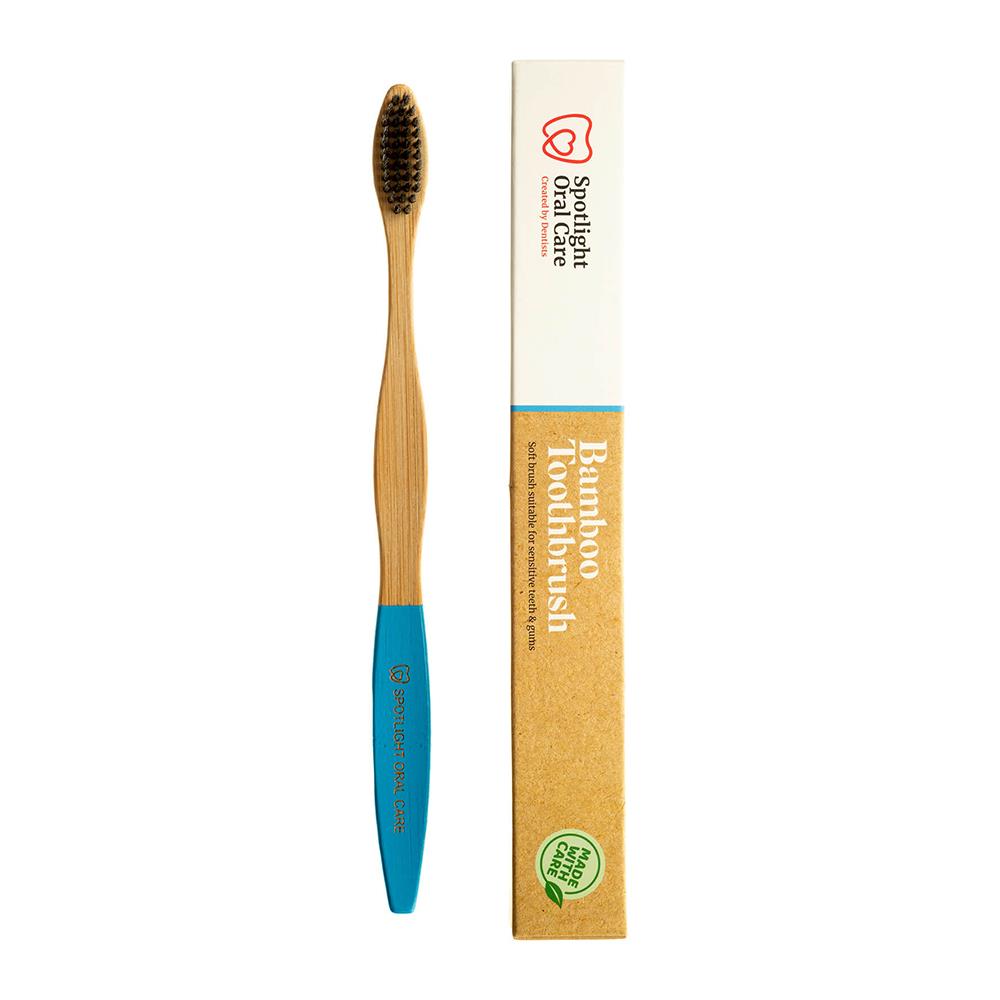 SPOTLIGHT BAMBOO SOFT TOOTHBRUSH BLUE Molloys Pharmacy Ireland