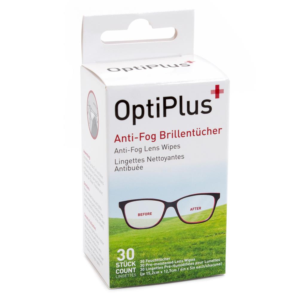 OPTIPLUS ANTIFOG LENS WIPES 30 WIPES Molloys Pharmacy Ireland