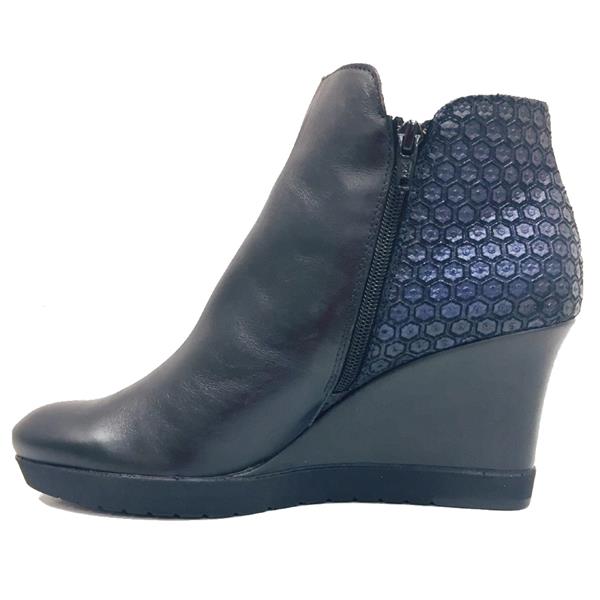 Jose Saenz 7157CCt Wedge Boot BuckleNavy Phillips