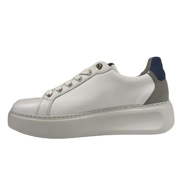 GABOR ENVY CASUAL SHOE-WHITE BLUE