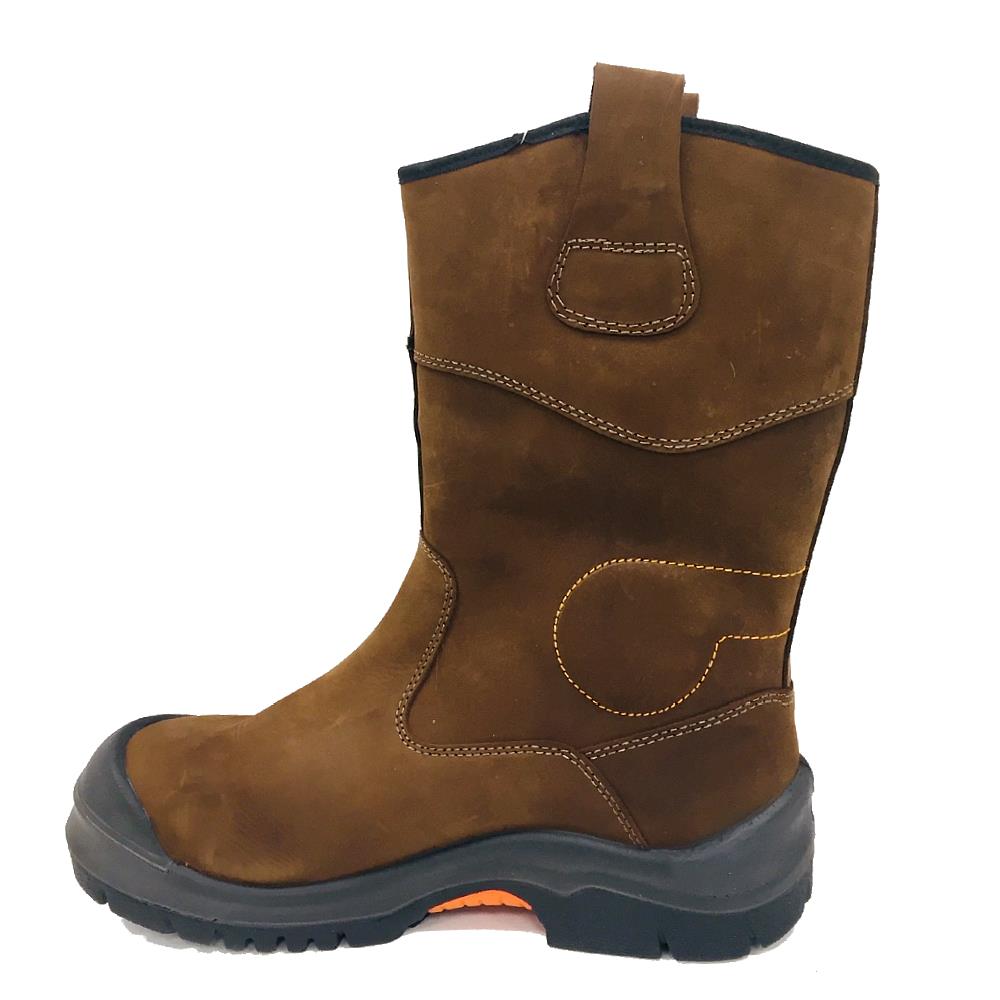 No Risk Riggers No Risk Hawick Rigger Full Safety Boot-Brown | PhillipsShoes.ie