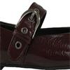 GABOR JIFFY STRAP SHOE-Bordeaux