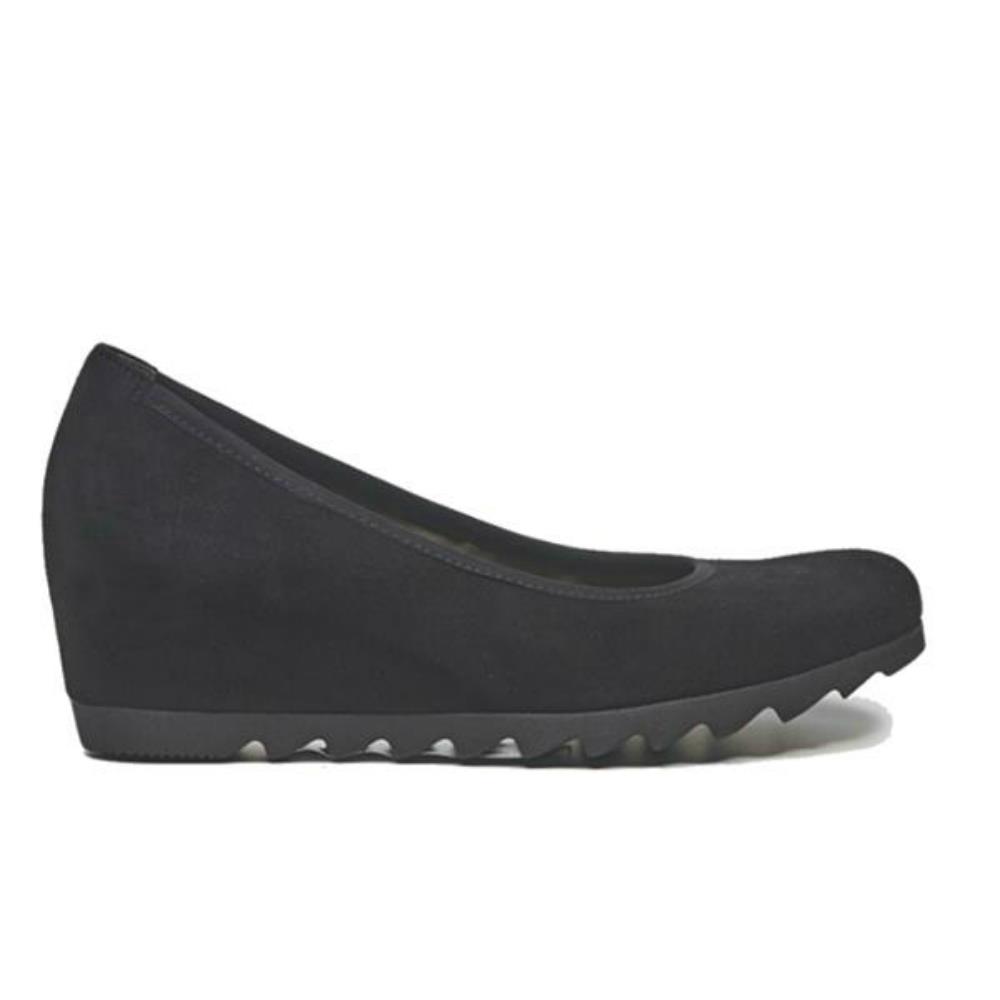 gabor black wedge shoes