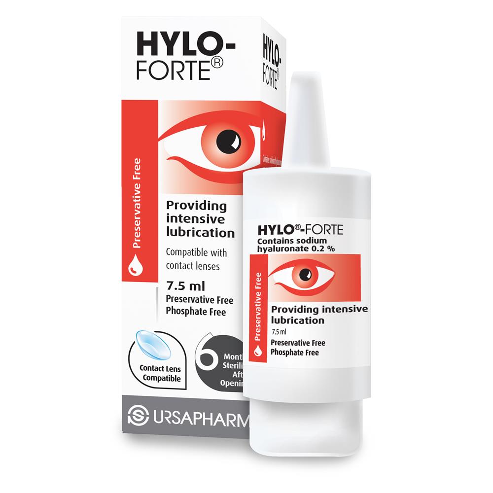 HyloForte Eye Drops 7.5ml Bluebell Pharmacy Dublin Ireland