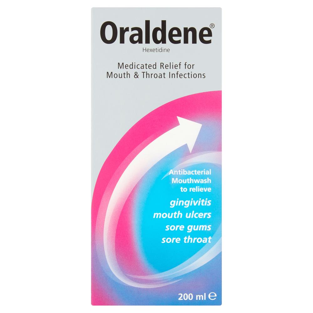 Oraldene Antibacterial Mouthwash Original 200ml Bluebell Pharmacy