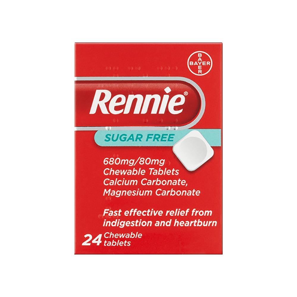 Rennie Sugar Free Tablets 24 Pack Bluebell Pharmacy Dublin Ireland